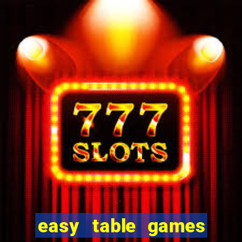 easy table games casino party