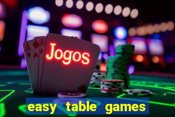 easy table games casino party