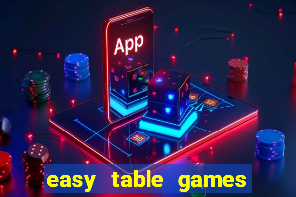 easy table games casino party