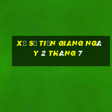 xổ số tiền giang ngày 2 tháng 7