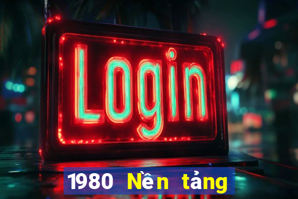 1980 Nền tảng màu tích cực