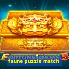 faune puzzle match