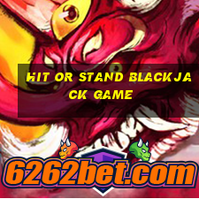 hit or stand blackjack game