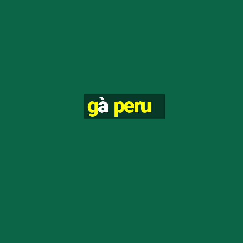 gà peru