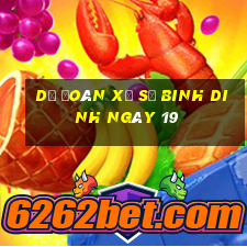 Dự Đoán Xổ Số binh dinh ngày 19