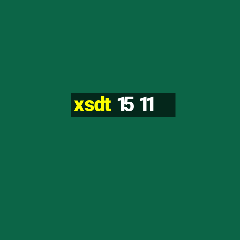 xsdt 15 11