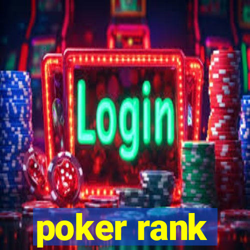 poker rank