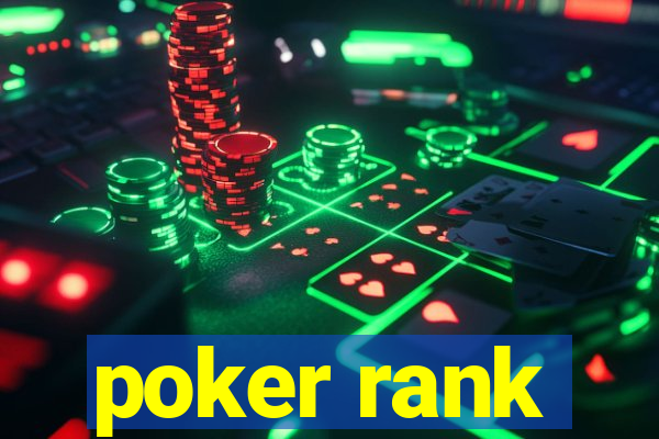 poker rank