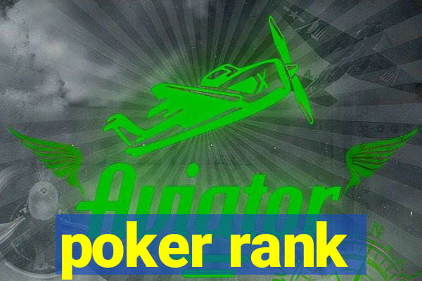 poker rank