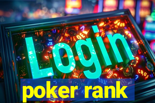 poker rank