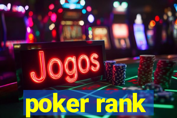 poker rank