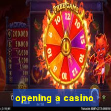 opening a casino