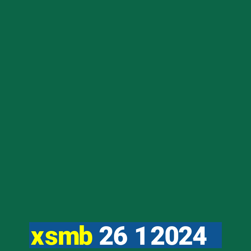 xsmb 26 1 2024