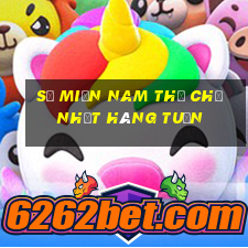 số miền nam thứ chủ nhật hàng tuần