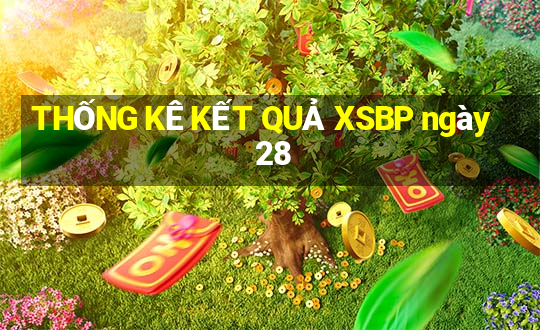 THỐNG KÊ KẾT QUẢ XSBP ngày 28