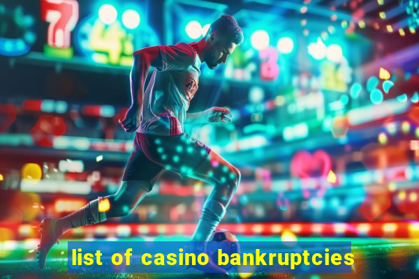 list of casino bankruptcies