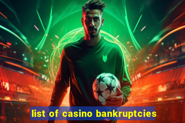 list of casino bankruptcies