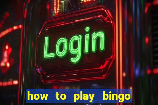 how to play bingo in casino