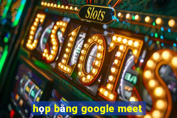 họp bằng google meet