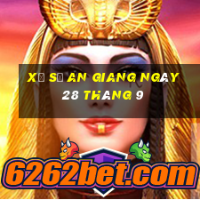 xổ số an giang ngày 28 tháng 9