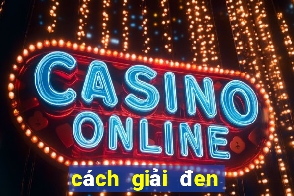 cách giải đen bằng tỏi