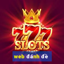 web đánh đề