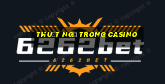 thuật ngữ trong casino