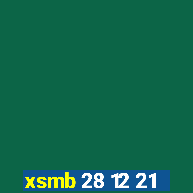 xsmb 28 12 21