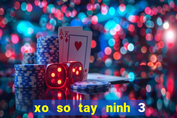 xo so tay ninh 3 8 2024