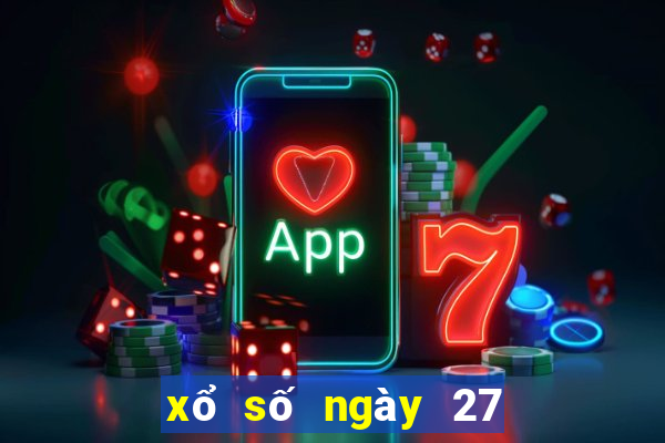 xổ số ngày 27 tháng 5