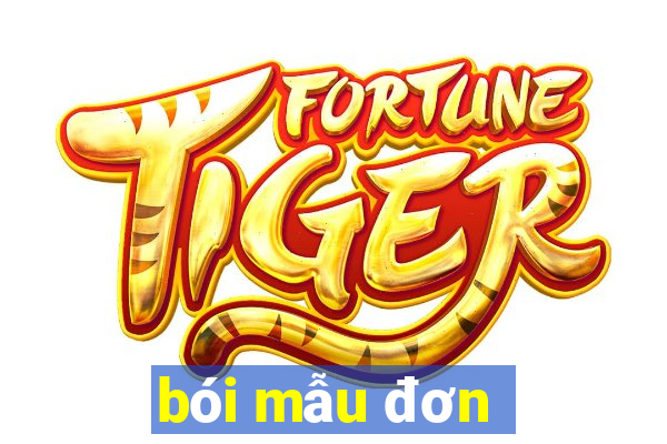 bói mẫu đơn