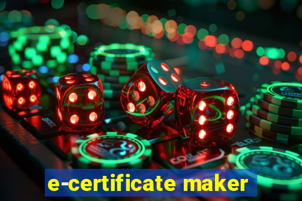 e-certificate maker