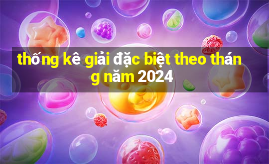 thống kê giải đặc biệt theo tháng năm 2024