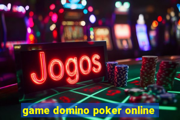 game domino poker online