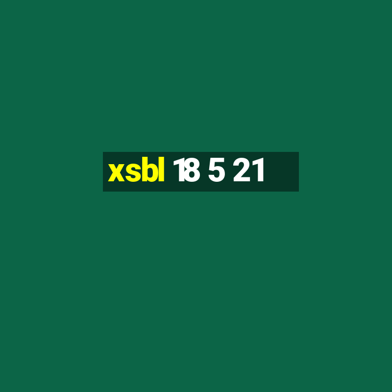 xsbl 18 5 21