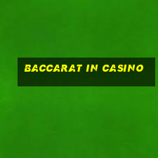 baccarat in casino