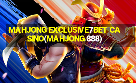 MAHJONG EXCLUSIVE7BET CASINO(MAHJONG 888)