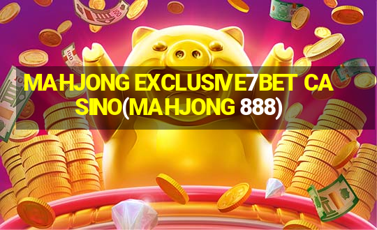 MAHJONG EXCLUSIVE7BET CASINO(MAHJONG 888)