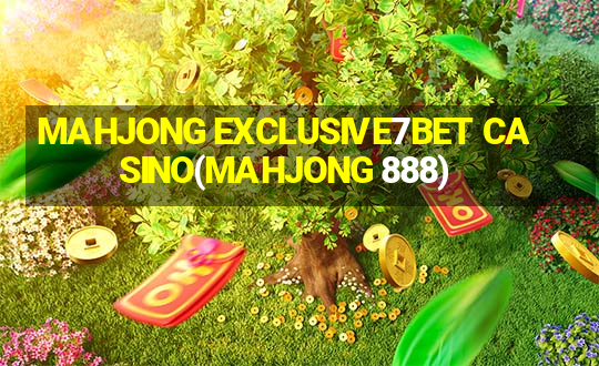 MAHJONG EXCLUSIVE7BET CASINO(MAHJONG 888)