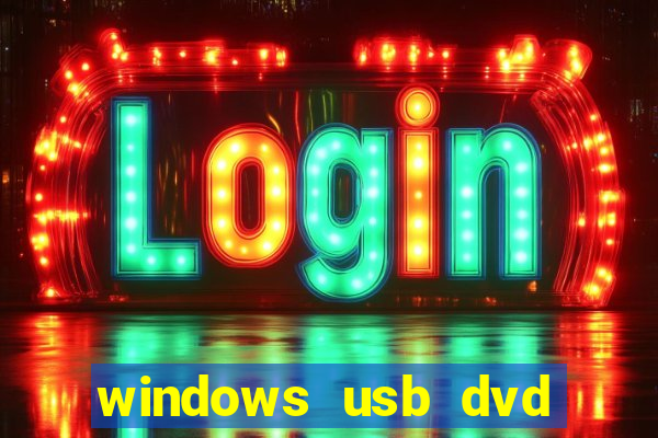 windows usb dvd download tool