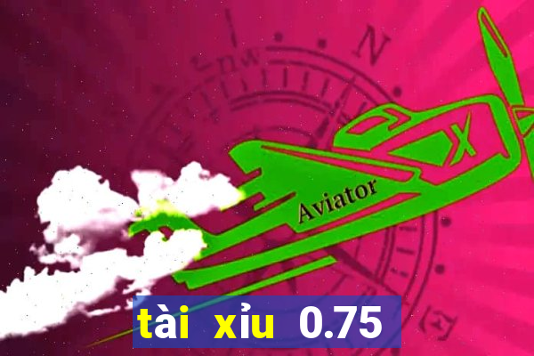 tài xỉu 0.75 là sao