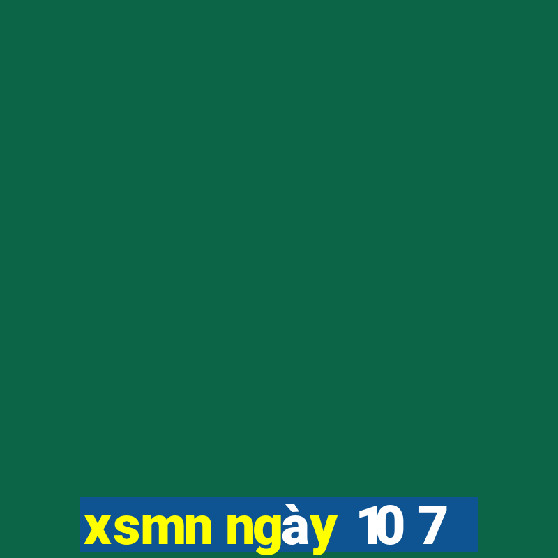 xsmn ngày 10 7