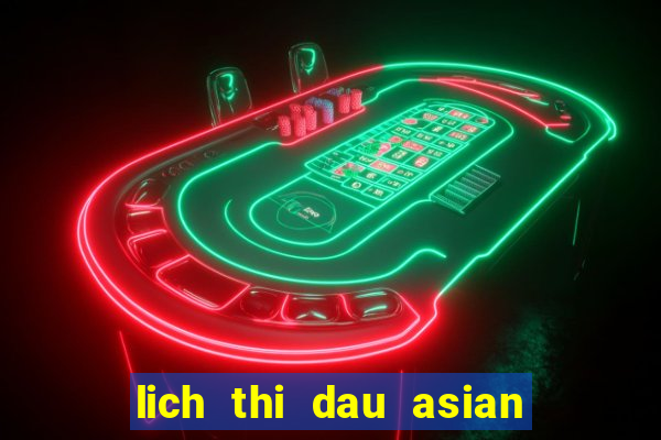 lich thi dau asian cup 2022