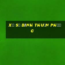 xổ số bình thuận phước