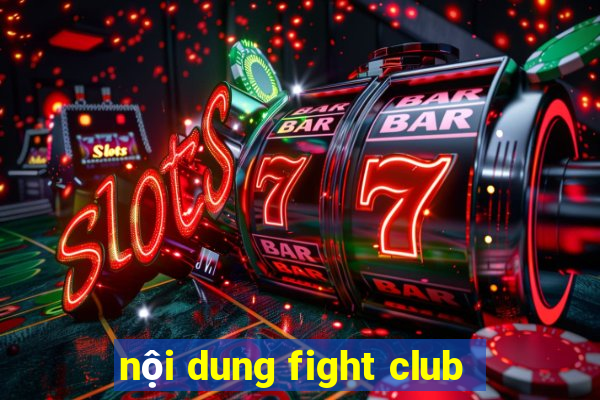 nội dung fight club