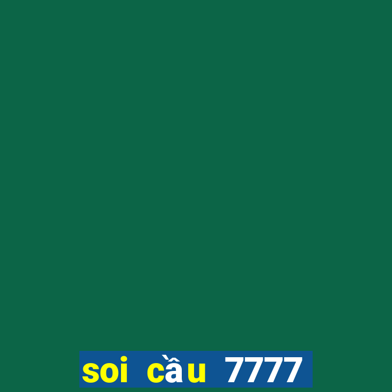 soi cầu 7777 xsmb hôm nay