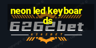 neon led keyboards