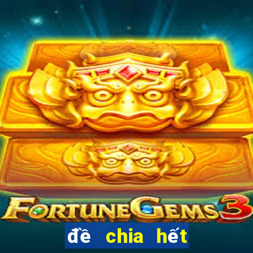 đề chia hết cho 3