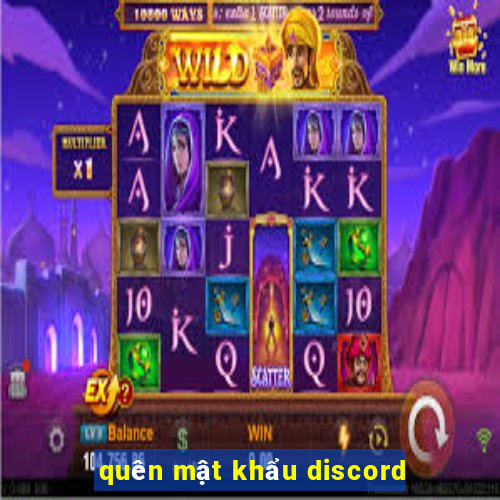 quên mật khẩu discord