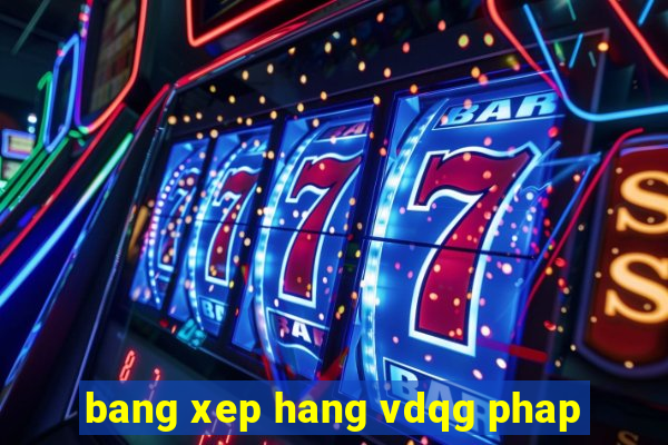 bang xep hang vdqg phap